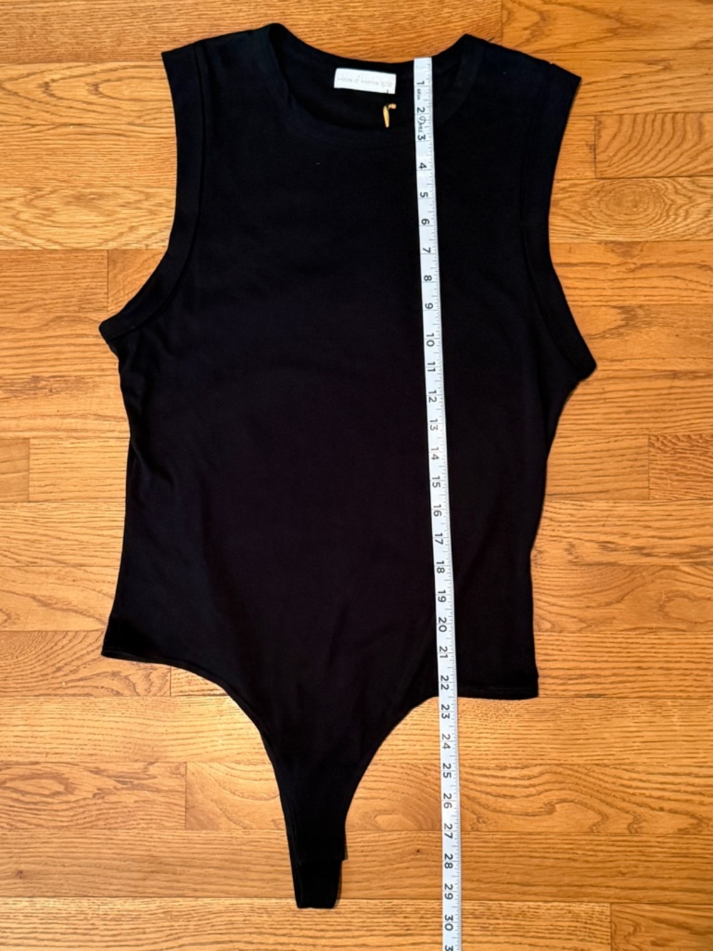 House of Harlow 1960 Black Bodysuit NWT Size S Sleeveless Cotton USA Made - Picture 13 of 13